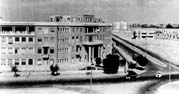 Black and White photo of the English School Cairo